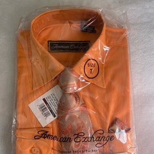 American exchange shirt and tie set